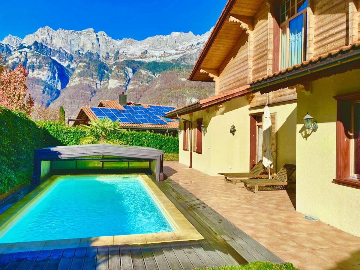Doodle'S Amazing Chalet -Walensee - Flumserberg - Churfirsten - Heidiland - Pool - Sauna Mols Eksteriør billede