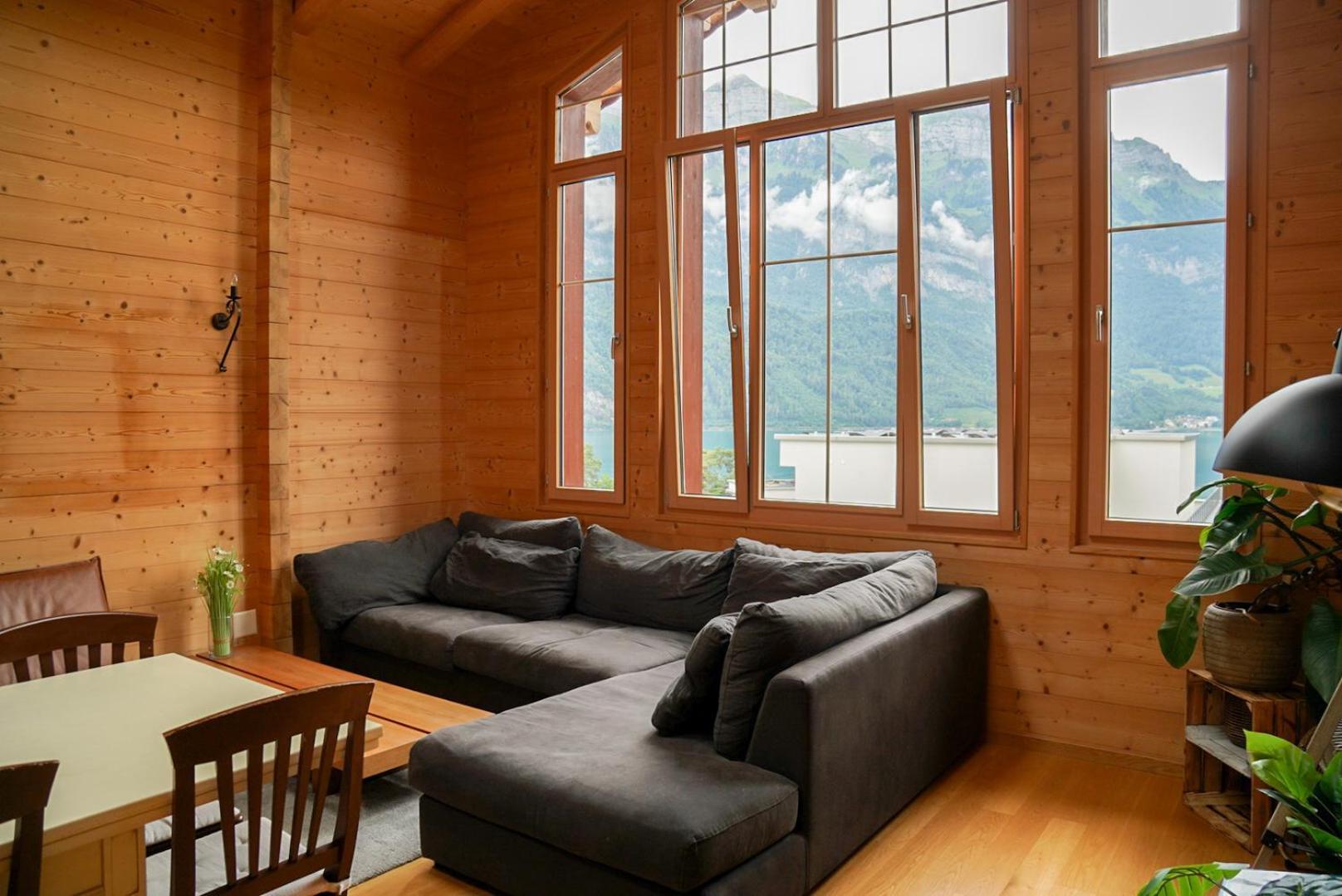 Doodle'S Amazing Chalet -Walensee - Flumserberg - Churfirsten - Heidiland - Pool - Sauna Mols Eksteriør billede