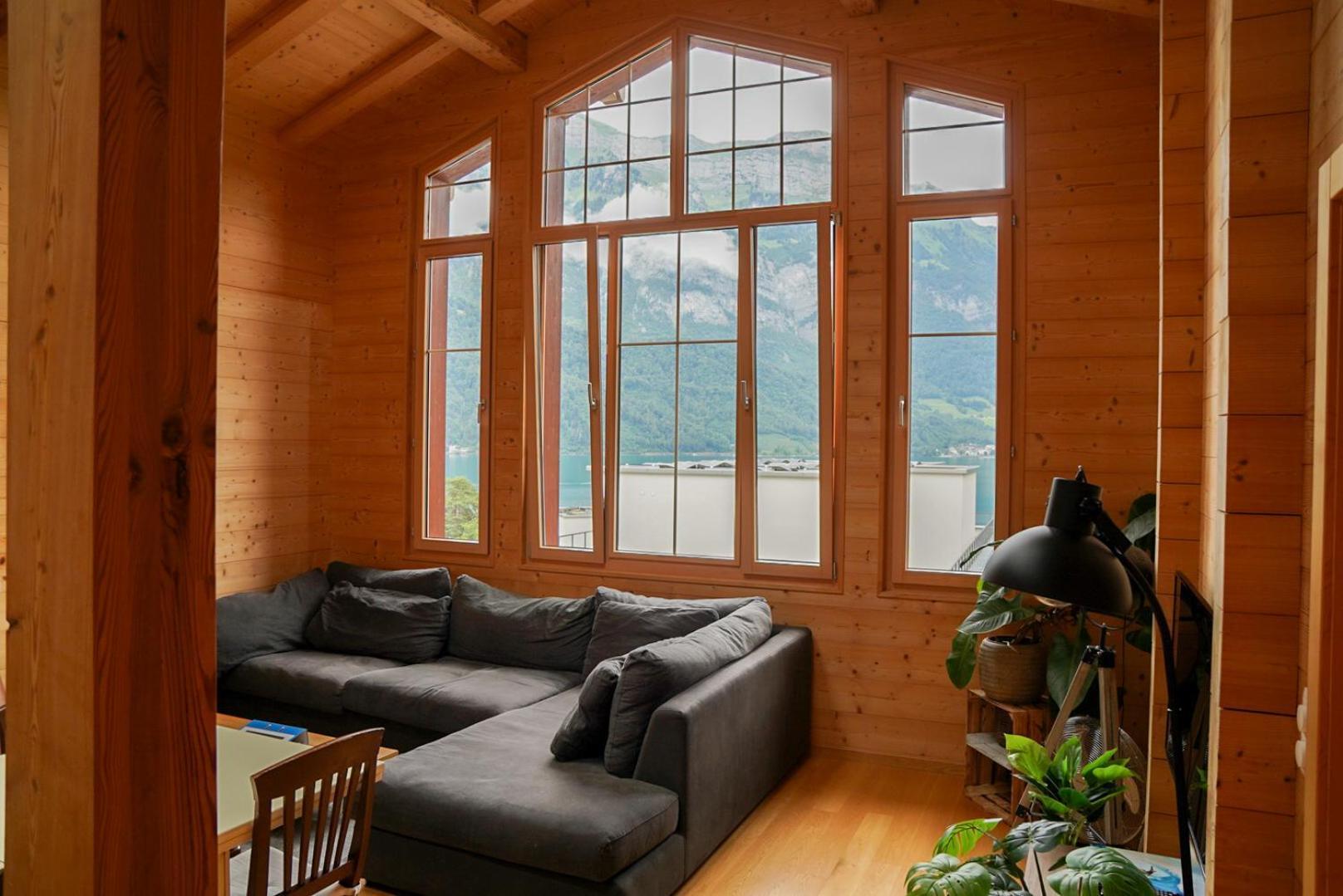 Doodle'S Amazing Chalet -Walensee - Flumserberg - Churfirsten - Heidiland - Pool - Sauna Mols Eksteriør billede