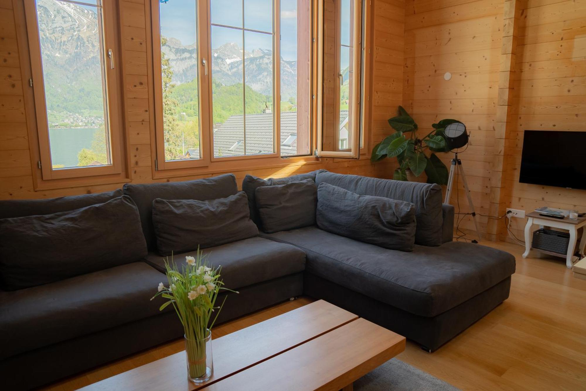 Doodle'S Amazing Chalet -Walensee - Flumserberg - Churfirsten - Heidiland - Pool - Sauna Mols Eksteriør billede